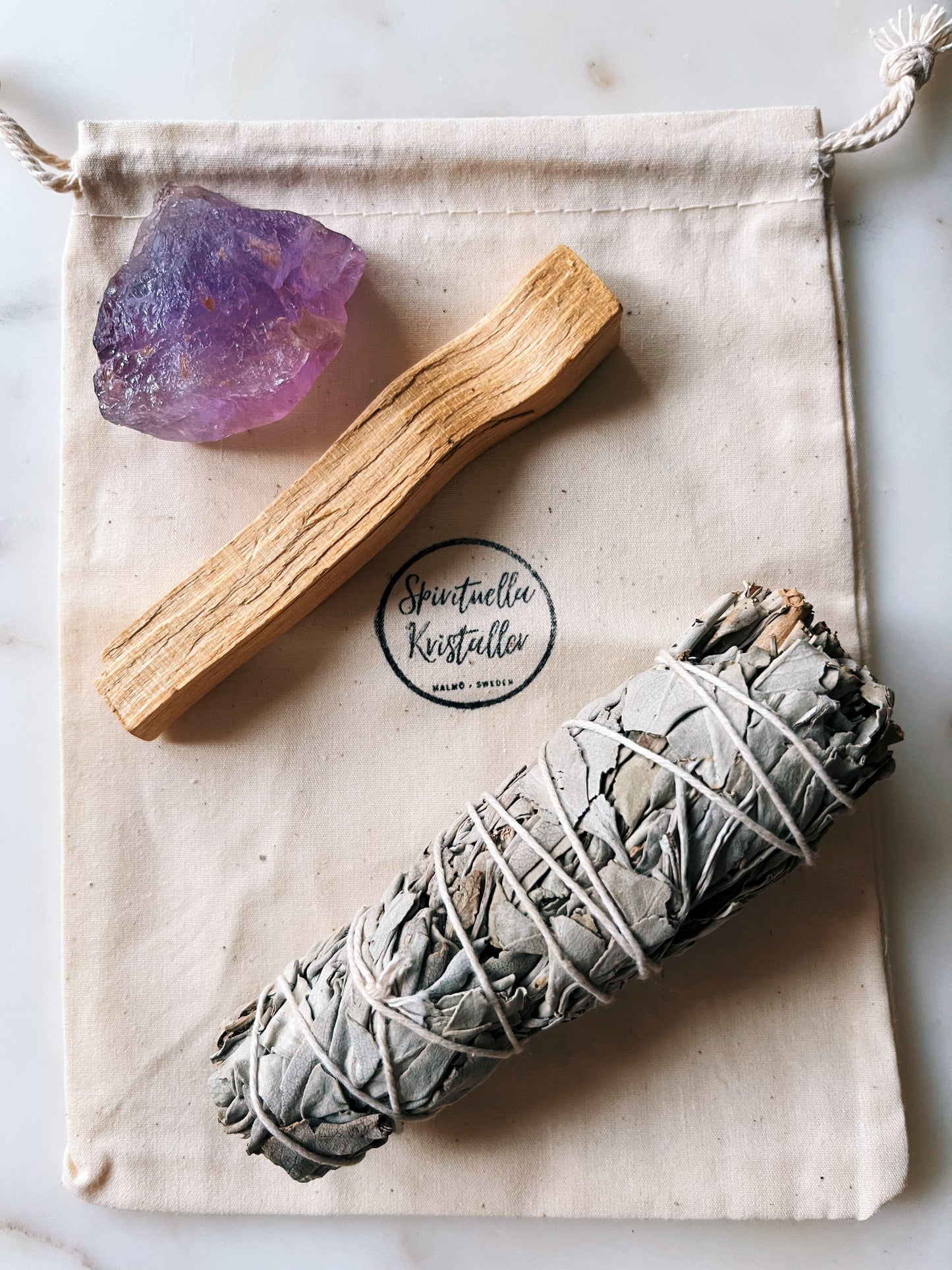 Ametist + Palo Santo + Salvia